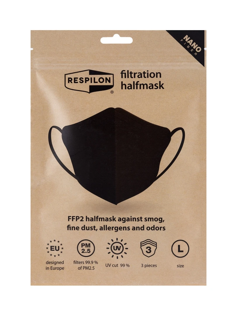 RespiPro Carbon Nano respirátor FFP2 - 3ks