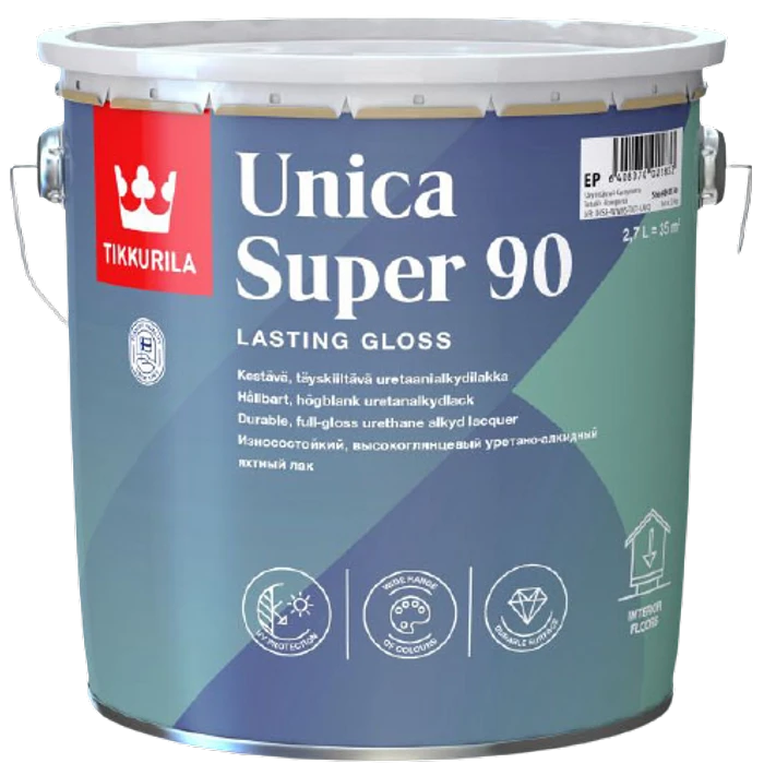 Tikkurila UNICA SUPER 90 vysoko lesklý lak