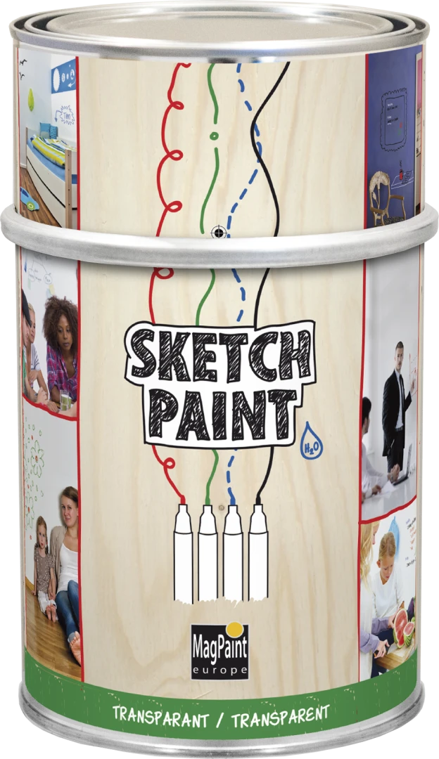Sketchpaint popisovateľný lak transparentný