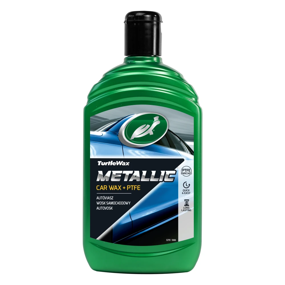 Turtle Wax Metallic Car Wax s obsahom PTFE 500ml