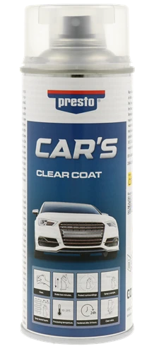 PRESTO Car´s transparentný lak v spreji
