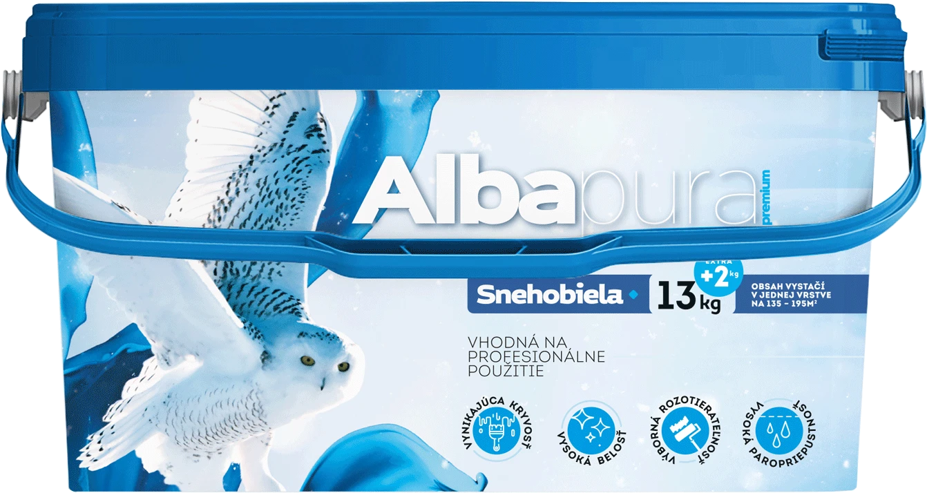 Albapura snehobiela maliarska farba