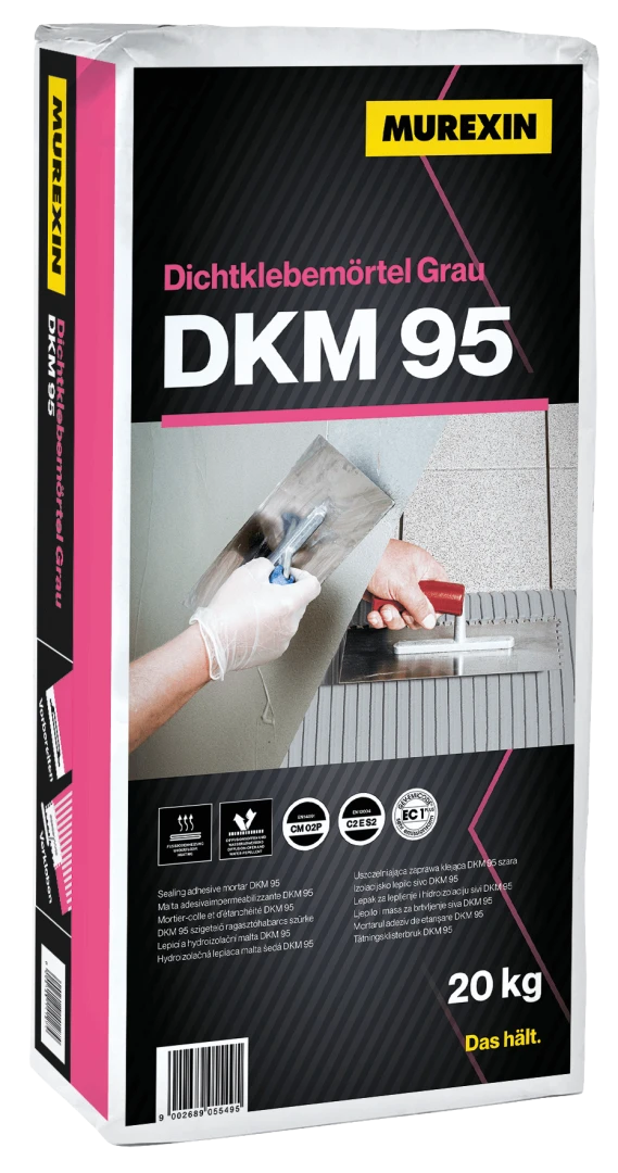 Murexin Hydroizolačná lepiaca malta šedá DKM 95