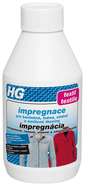 HG177 impregnácia na bavlnené, ľanové, vlnené a zmiešané tkaniny