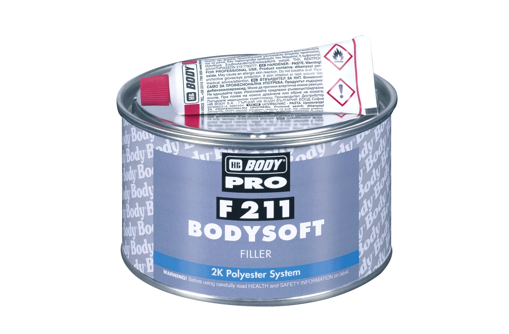 Body 211 Soft PES tmel žltý