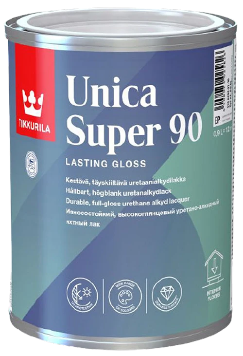 Tikkurila UNICA SUPER 90 vysoko lesklý lak