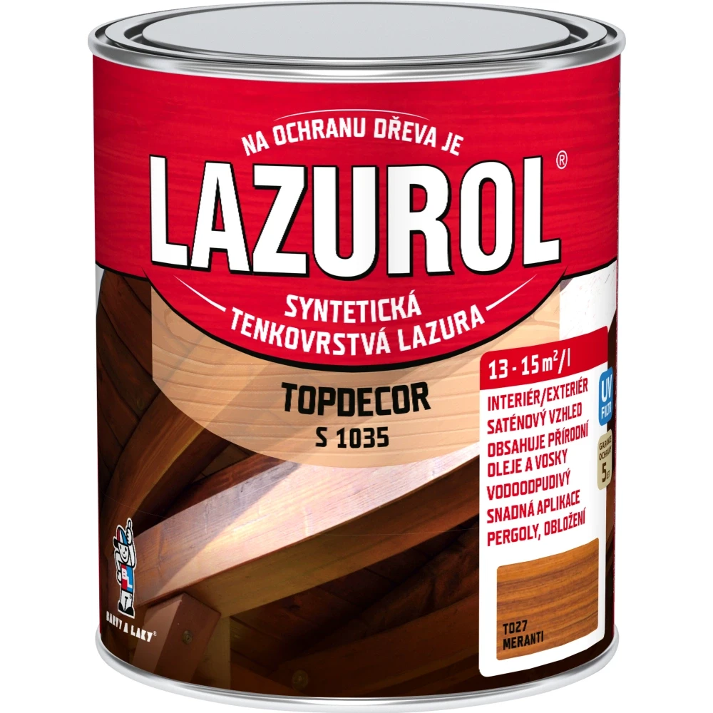 Lazurol Topdecor S1035 tenkovrstvá lazúra