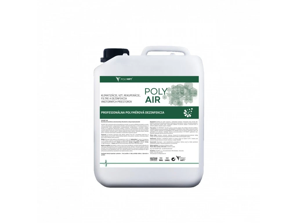 POLY AIR Dezinfekcia klimatizácie a vzduchotechniky