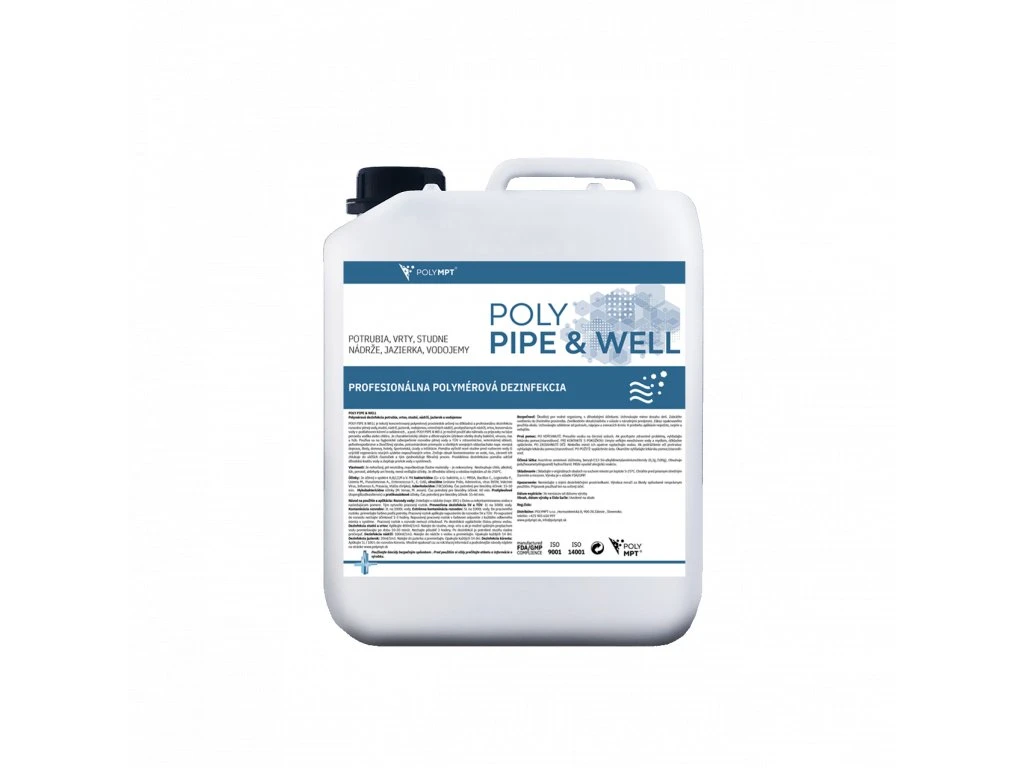 POLY PIPE & WELL Dezinfekcia studní a nádrží