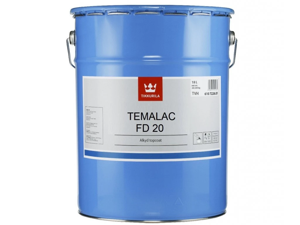 Tikkurila TEMALAC FD 20 - polomatný náter na oceľové povrchy