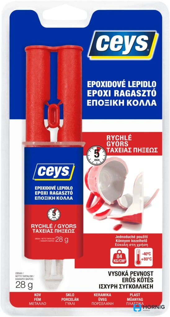 Ceys epoxidové lepidlo rýchle 28g
