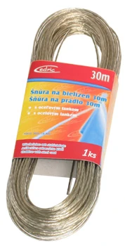 Šnúra na prádlo /oceľové lanko/ 30m