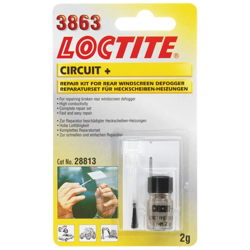 Loctite MR 3863 oprava vyhrievania zadného skla 2g