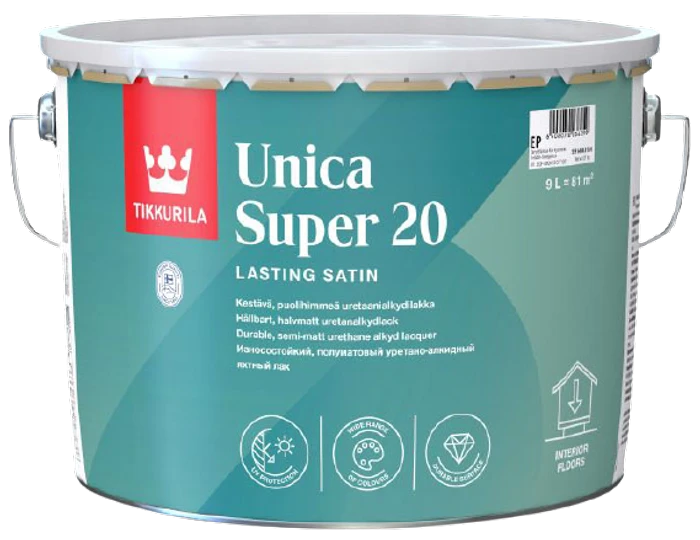 Tikkurila UNICA SUPER 20 polomatný lak