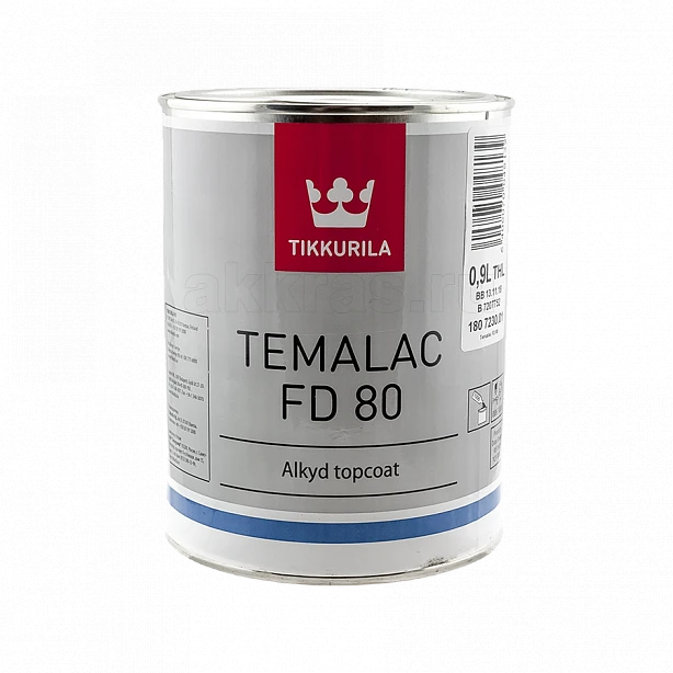Tikkurila TEMALAC FD 80 - lesklý náter na oceľové povrchy