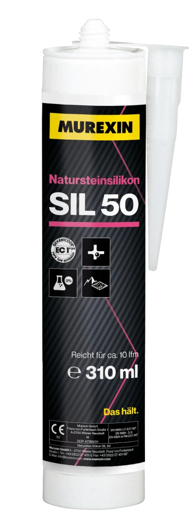 Murexin Silikónové tesnenie škár pre mramor SIL 50