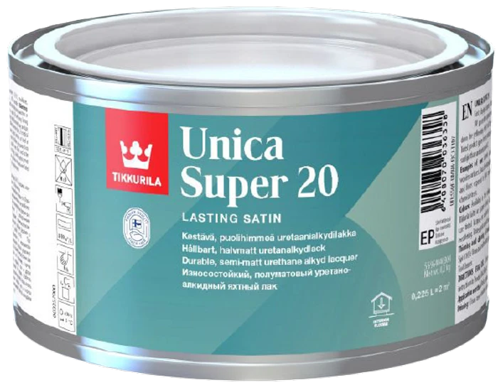 Tikkurila UNICA SUPER 20 polomatný lak