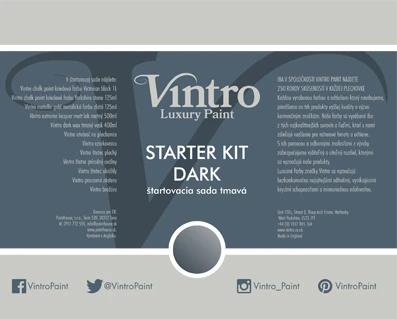 Vintro STARTER KIT LIGHT/DARK - štartovacia sada svetlá/tmavá