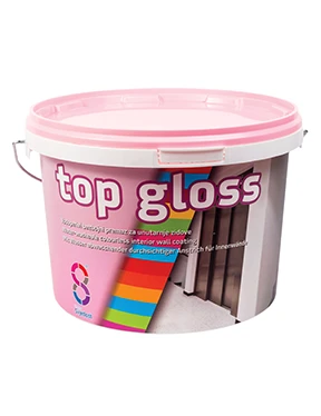 TOP GLOSS Bezfarebný umývateľný náter