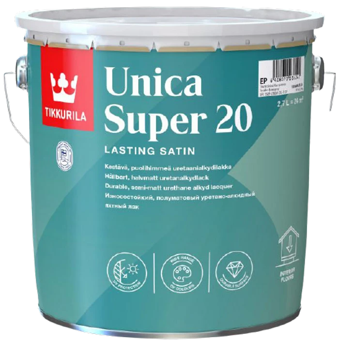 Tikkurila UNICA SUPER 20 polomatný lak