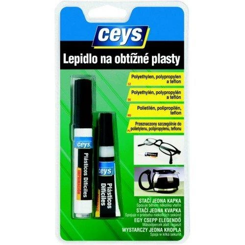 Ceys Lepidlo na obtiažné plasty