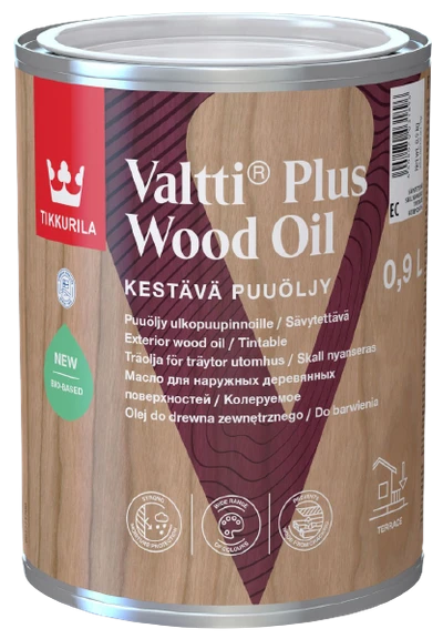 Tikkurila VALTTI PLUS WOOD OIL - na vonkajšie drevené povrchy