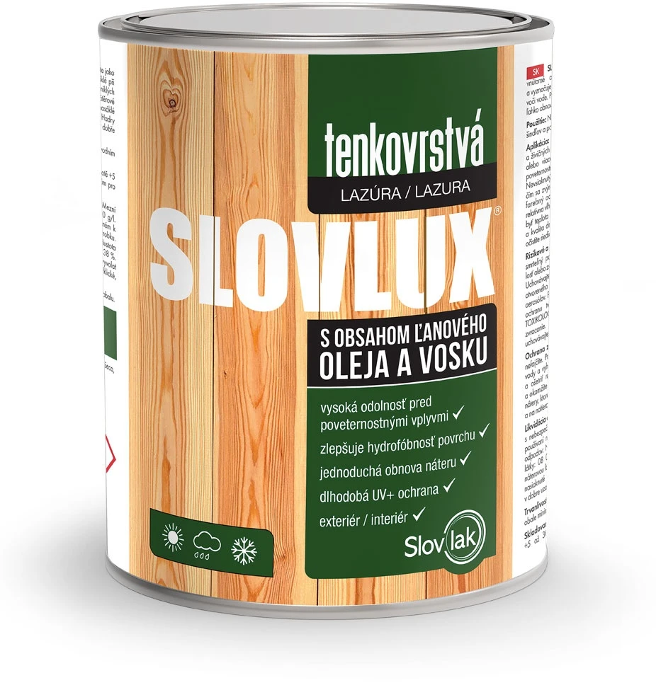 Slovlak Slovlux tenkovrstvá lazúra