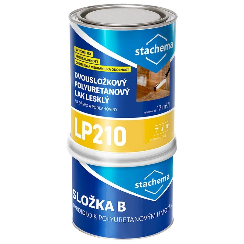 LIGNOFIX LP210 lesklý polyuretánový dvojzložkový lak