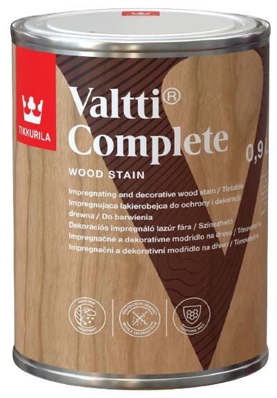 Tikkurila VALTTI COMPLETE - tenkovrstvá lazúra s voskom