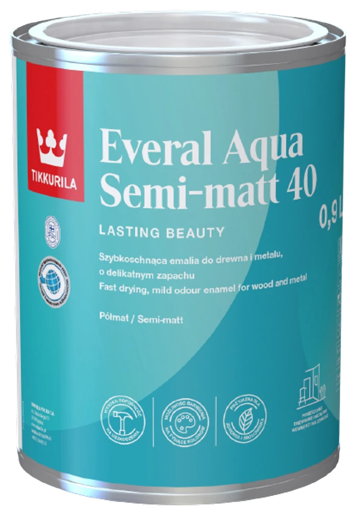 Tikkurila EVERAL AQUA SEMI MATT 40 vysokoodolný email