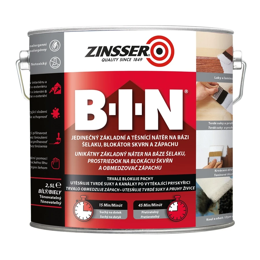 Zinsser BIN izolačný adhézny náter