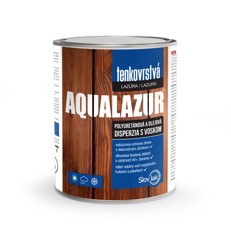 AQUALAZUR tenkovrstvá lazúra