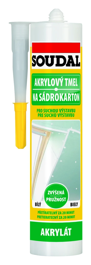 Soudal akrylový tmel na sadrokartón