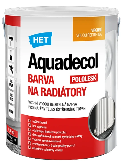 AQUADECOL farba na radiátory