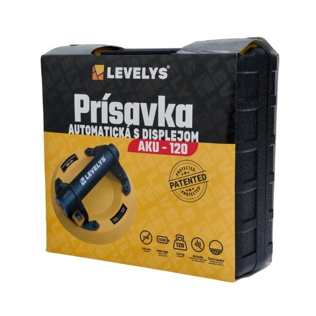 LEVELYS Prísavka automatická AKU-120 do 120kg