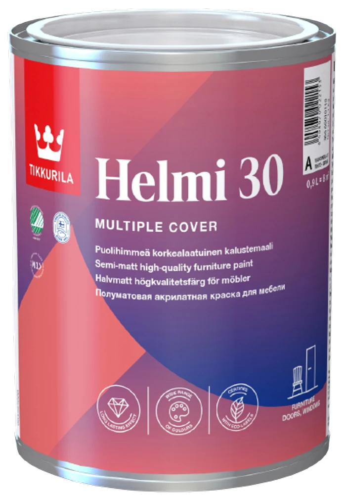 Tikkurila HELMI 30 nábytková farba polomatná