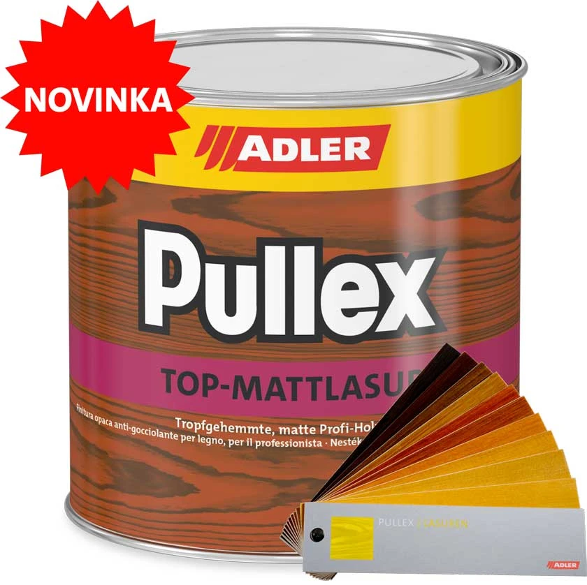 Natrite svoj drevený prístrešok na auto či drevenú pergolu kvalitnou lazúrou ADLER Pullex Top-Mattlasur.