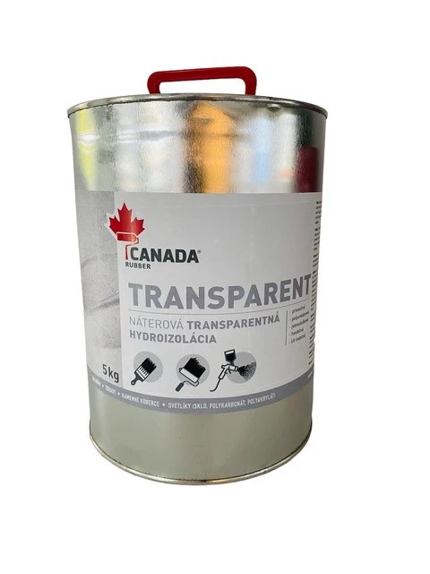 Canada Rubber TRANSPARENT hydroizolácia terás a balkónov