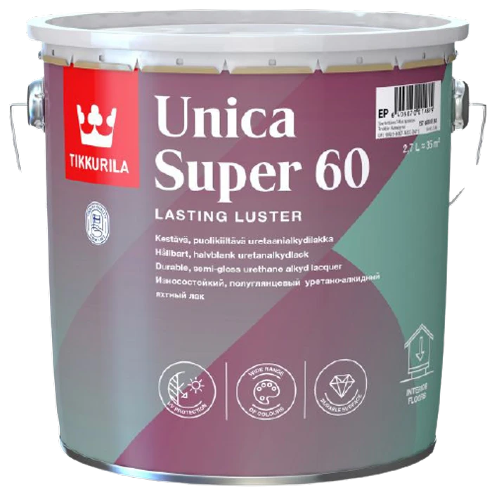 Tikkurila UNICA SUPER 60 pololesklý lak