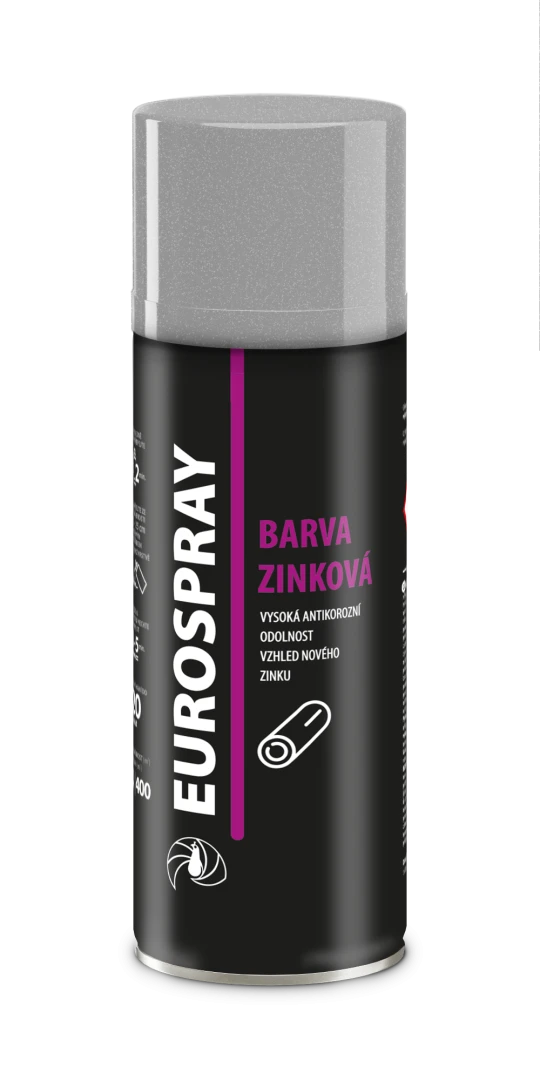 EUROSPRAY AC703 BARVA ZINKOVÁ 3v1, antikorózny sprej