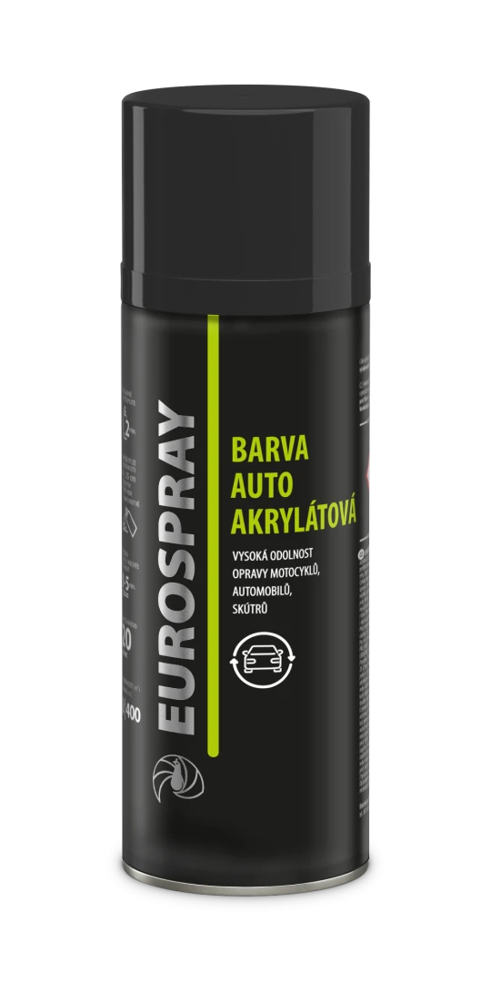 EUROSPRAY AC730 BARVA AUTO akrylátový sprej lesk/mat