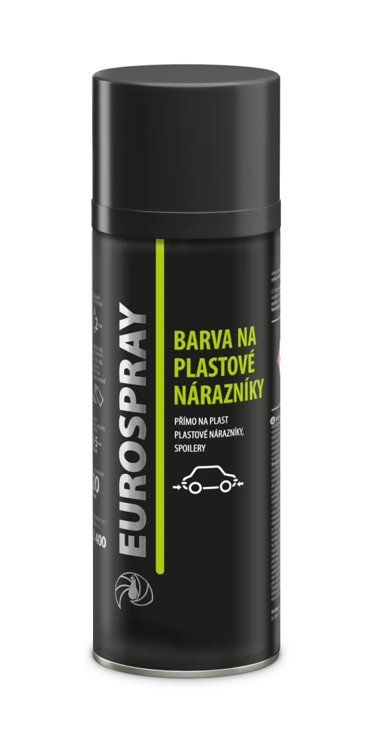 EUROSPRAY AC732 BARVA NA PLASTOVÉ NÁRAZNÍKY, sprej na nárazníky