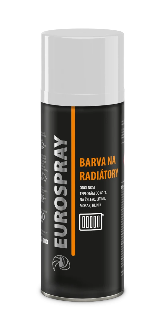 EUROSPRAY AC733 BARVA NA RADIÁTORY akrylátový sprej lesk/mat