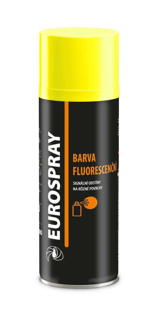 EUROSPRAY AC740 FLUORESCENČNÍ,  akrylátový signálny sprej