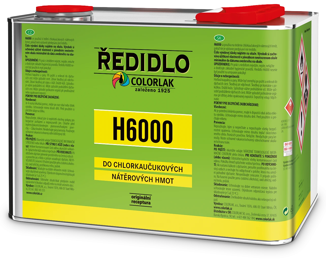 H6000, riedidlo do chlorkaučukových náterov 