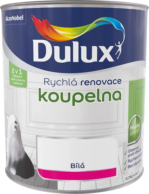 Dulux Rýchla renovácia kúpeľňa