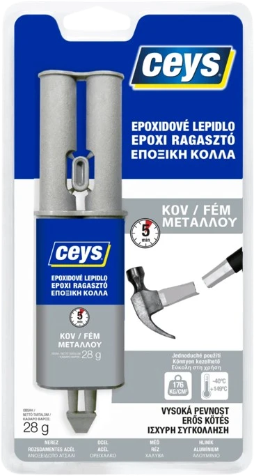 Dvojzložkové lepidlá na kov