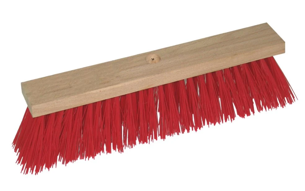 Metla na ulicu 40 cm červená