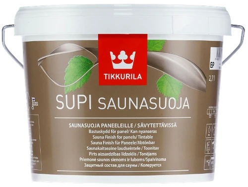 Tikkurila SUPI SAUNASUOJA lak do sauny