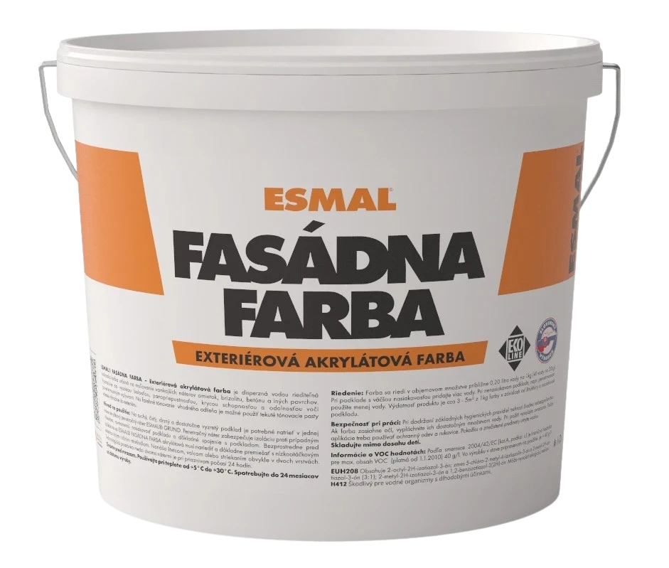 Fasádne farby biele